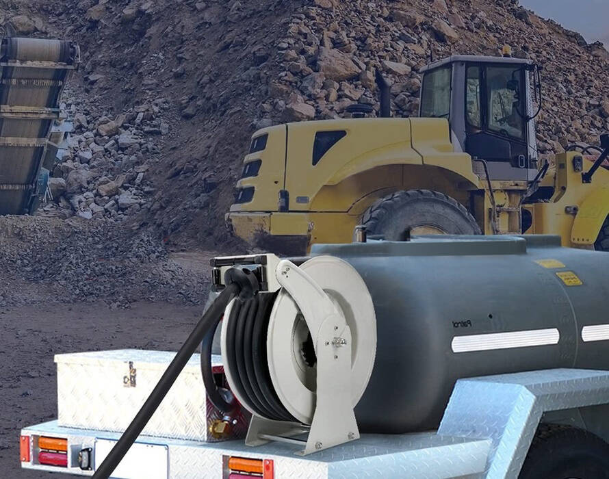 Slangetrommel 3/4'' 15m for diesel