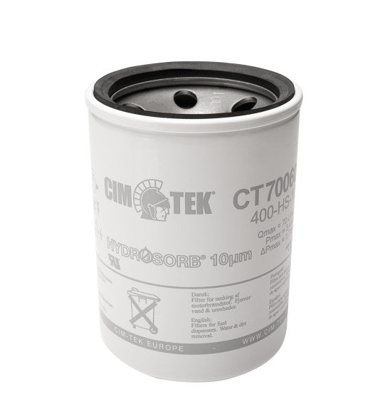 Dieselfilter CIM-TEK 1 1/2" kort 60 l/min