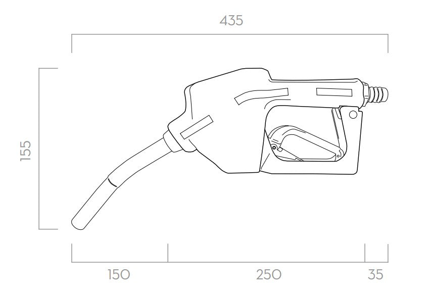 Piusi SUZZARABLUE 60 l/min RUSTFRI for AdBlue og diesel