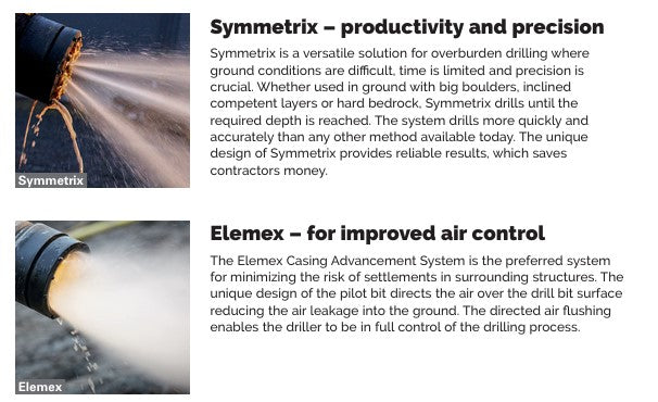 Casing 219,1 mm (8 5/8'') Permanent DTH