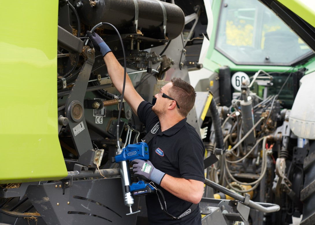 Oppladbar fettpresse 20V 2000mAh