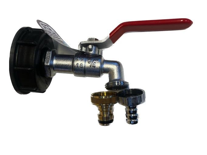 IBC bunn-kobling - kran og hurtigkobling