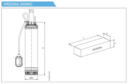 5" Universalpumpe - Franklin 1 fas