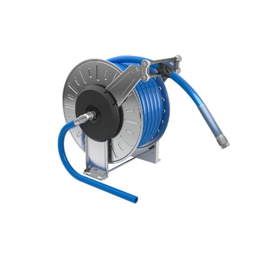 Slangetrommel AISI 304/316 3/4'' 30m. for kaldt vann