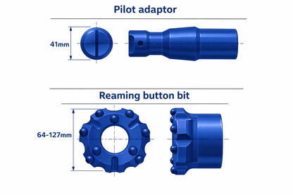 Pilotadapter med rømmer