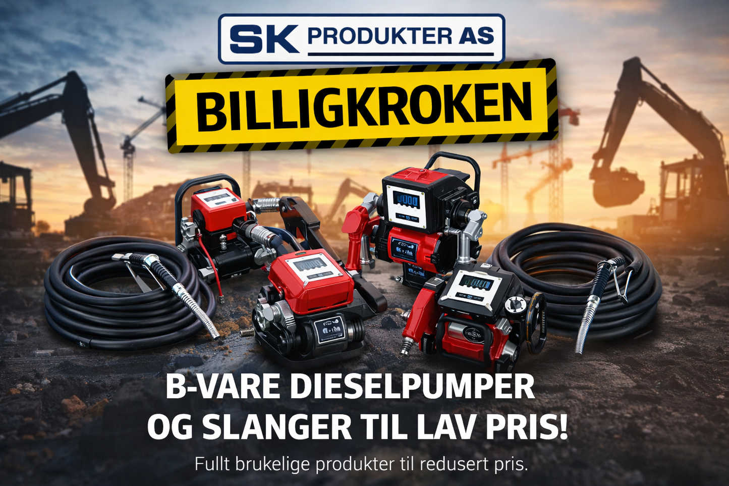 BILLIGKROKEN - Pumper & tilbehør!