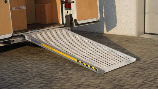 Singel lasterampe i aluminium