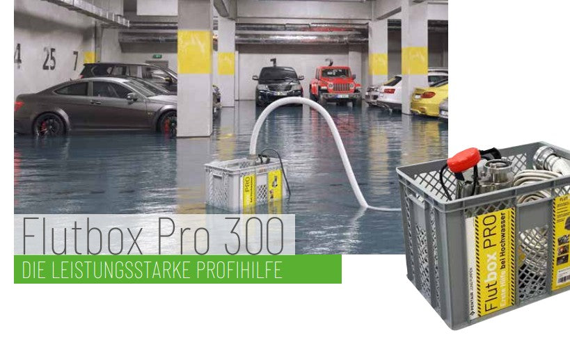 Flompumpe / Lensepumpesett i kasse - FLUTBOX PRO