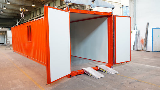 Kjøreramper for container i aluminium