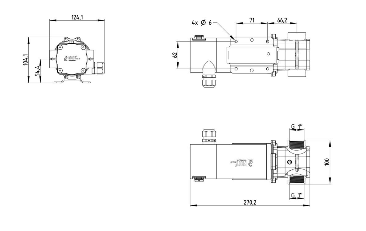 FMT Dieselpumpe 35 l/min 12V