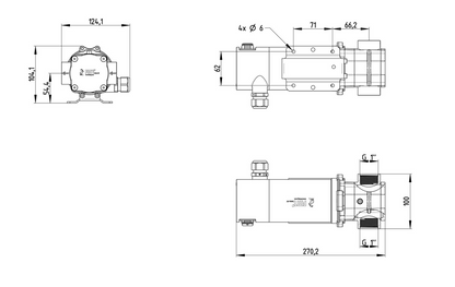 FMT Dieselpumpe 35 l/min 12V