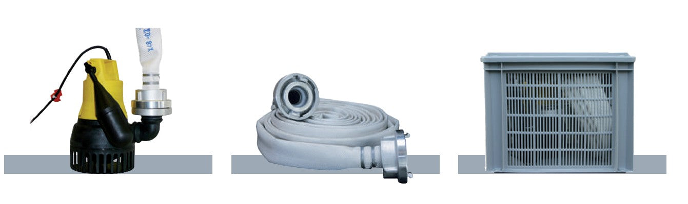 Flompumpe / Lensepumpesett i kasse - FLUTBOX Standard